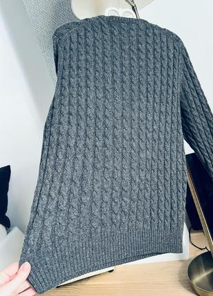 Гарний базовий кашеміровий светр коси ftc 100% кашемір стиль massimo dutti6 фото