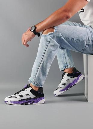 Мужские кроссовки adidas niteball violet8 фото