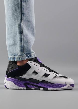 Мужские кроссовки adidas niteball violet5 фото