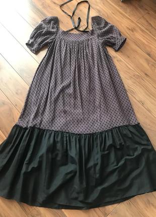 Malene birger сукня бавовна шовк