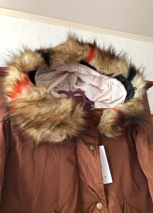 Курточка, зима, зимняя курточка, короткая куртка, мех, эко мех5 фото