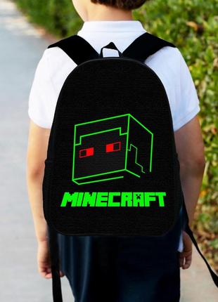 Рюкзак детский майнкрафт "minecraft" 34х27см,городской ранец для мальчика с принтом