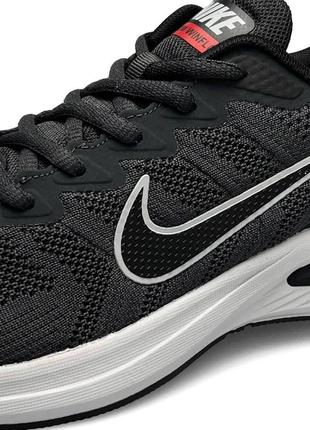 Мужские кроссовки nike zoom winflo dark grey серые легкие спортивные кроссовки найк винфло3 фото