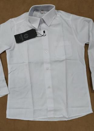 Белая рубашка в школу/садик1 фото