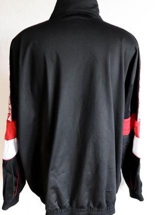 Черная мужская толстовка олимпийка спортивная кофта куртка ветровка большой размер 2xl-3xl 52-542 фото