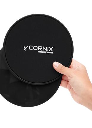 Диски-слайдери для ковзання (глайдингу) cornix sliding disc 2 шт xr-0178 black3 фото