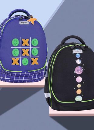 Школьный рюкзак с ортопедической спинкой для мальчика 1 2 3 класс, черный портфель первокласснику в школу8 фото