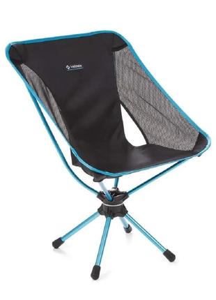 Крісло розкладне helinox swivel chair black o.blue