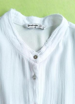 Крута біла сорочка від stradivarius6 фото
