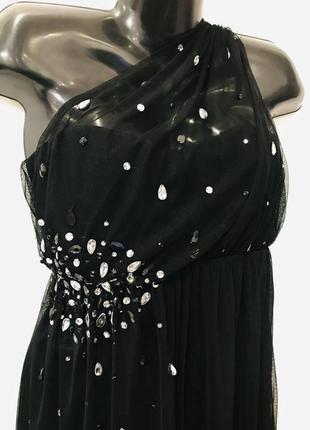 Платье фатин иллюстрировано кристаллами4 фото
