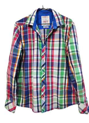 Рубашка в цветную клетку от бренда  wooistanbul