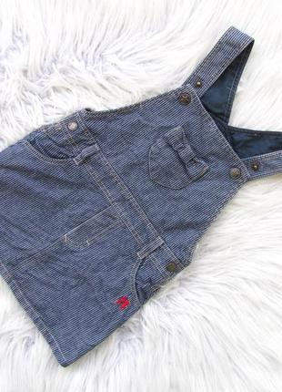 Стильный джинсовый  сарафан платье nano nanette