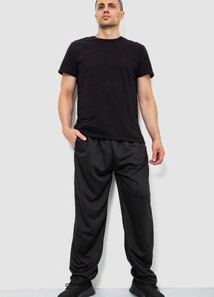 Спорт штани чоловічі, колір чорний, 244r100182 фото