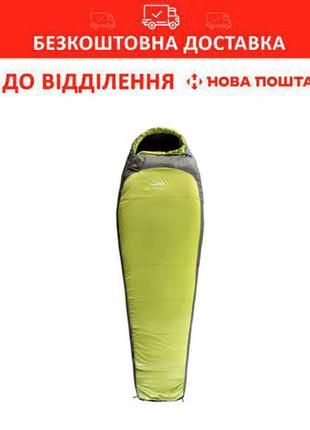 Спальний мішок tramp arctic long кокон лівий green/grey 225/80-55 utrs-093l-l