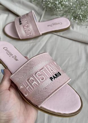 Christian dior slides ‘pink’ 37