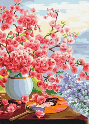 Картина за номерами "японський натюрморт" розмальовки за цифрами. 48*60 см.україна