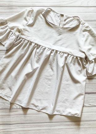 Стильная блуза блузка с воланом