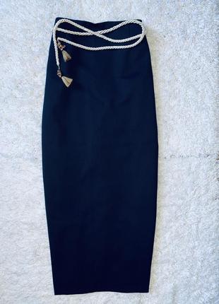 Шикарна чорна спідниця в підлогу/ бренд dorothy perkins розмір 12 uk /40 euro9 фото
