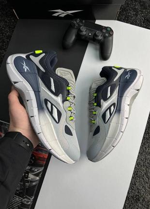 Чоловічі кросівки reebok zig kinetica || grey navy