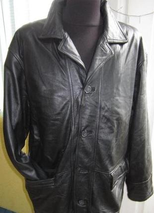 Хl качественная утеплённая кожаная муж. куртка tcm classic leather (3314)