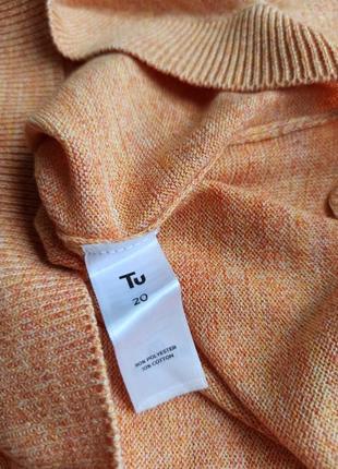 Красивый стильный вязаный трикотажный тонкий свитер /кофточка с коротким рукавом6 фото