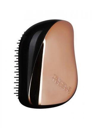 Расческа для волос tangle teezer compact styler розовое золото черный4 фото