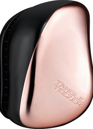 Расческа для волос tangle teezer compact styler розовое золото черный5 фото
