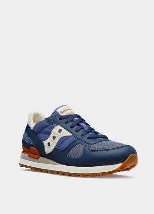 Кроссовки saucony shadow (70762-2s) размер 42.5 темно-синий2 фото