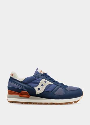 Кроссовки saucony shadow (70762-2s) размер 42 темно-синий1 фото