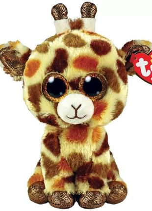 М'яка іграшка ty beanie boos жираф stilts 15 см (36394) (008421363940)