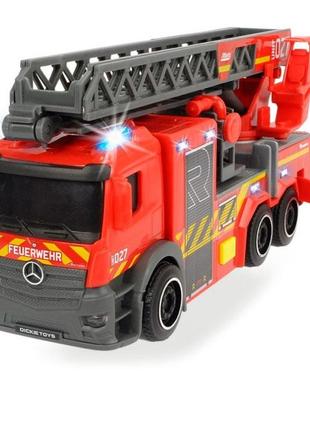 Игрушечная пожарная машина dickie toys mercedes 23 см с лестницей ol86905