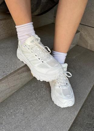 Кросівки унісекс білі hoka white3 фото