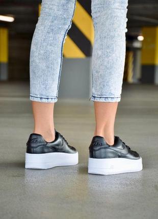 Кросівки жіночі nike air force 1 sage low black4 фото