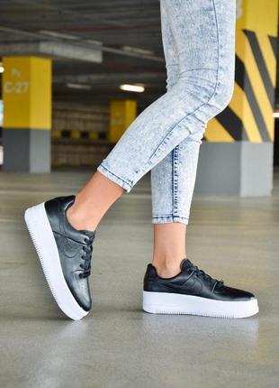 Кросівки жіночі nike air force 1 sage low black