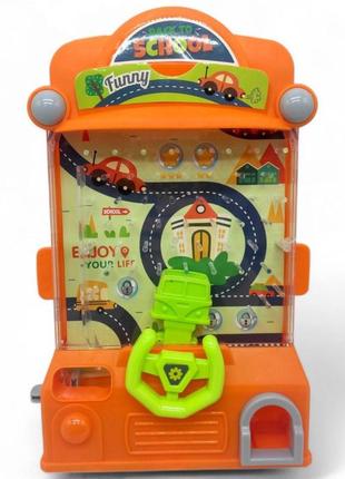 Игрушка детская интерактивная обучающая умная а "игровой автомат: back to school" (оранжевый)1 фото
