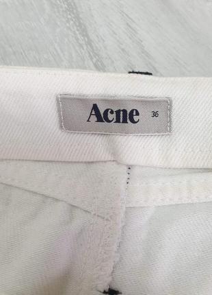 Спідниця міді у широку смужку від acne7 фото