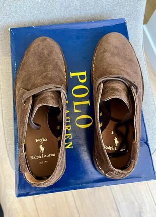Замшеві туфлі polo ralph lauren9 фото