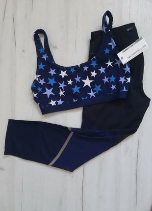 Оригинал new balance! новый топ/спорт бра  j.crew scoop elastic print bra jwb81040pgp