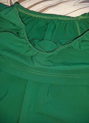 Женское зеленое платье, летнее2 фото