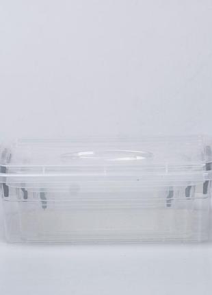 Набор контейнеров для еды violet прямоугольные пластиковые4 фото