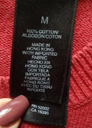 Винный джемпер dkny. оригинал. размер с (36) 5