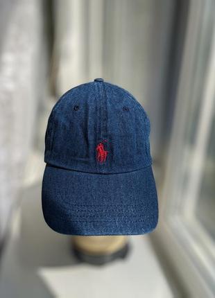 Джинсова кепка polo ralph lauren