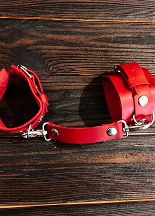 Наручники з натуральної шкіри ручної роботи