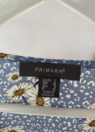 Primark актуальна кроп блуза в ромашки вкорочена блузка сорочка топ топик4 фото