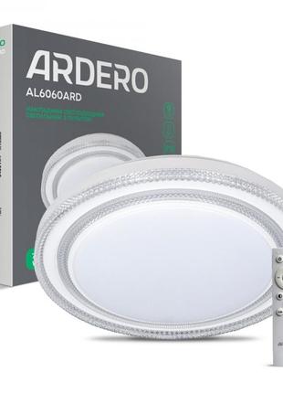 Потолочный светильник с пультом  ardero al6060ard cristal 72w