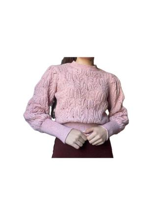 Ажурний светр жіночий