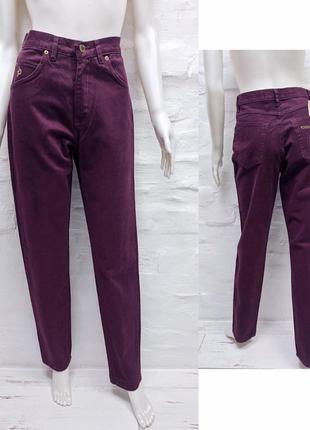 Оригинальные итальянские винтажные джинсы с высокой талией
