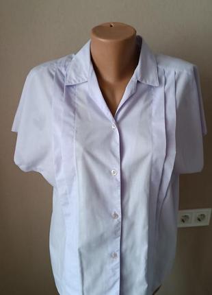 Легка сорочка блузка з короткими рукавами німецького бренду c&a