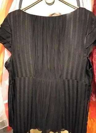 Шикарна шифонова блуза прикрашена камінням англійської бренду next3 фото