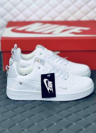 Кроссовки мужские текстиль nike court royal all white кеды найк белые